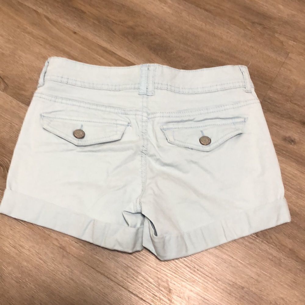 Juniors Aeropostale Light Blue Shorts Size 000 - Picture 2 of 5